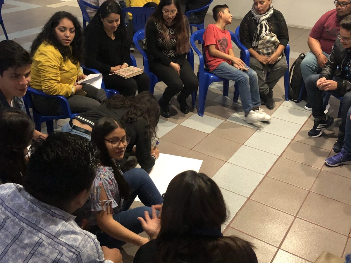 Aula de UNIVEMM durante una clase